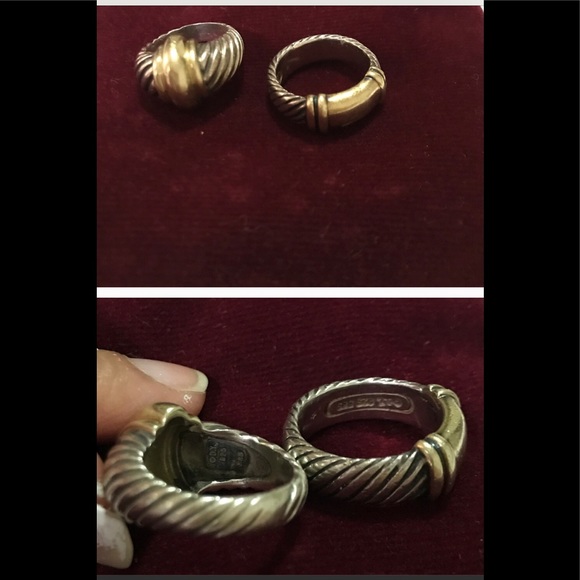 💯 authentic David Yurman cable rings - Picture 1 of 5